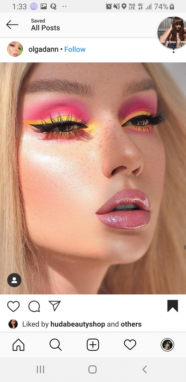 Makeup look