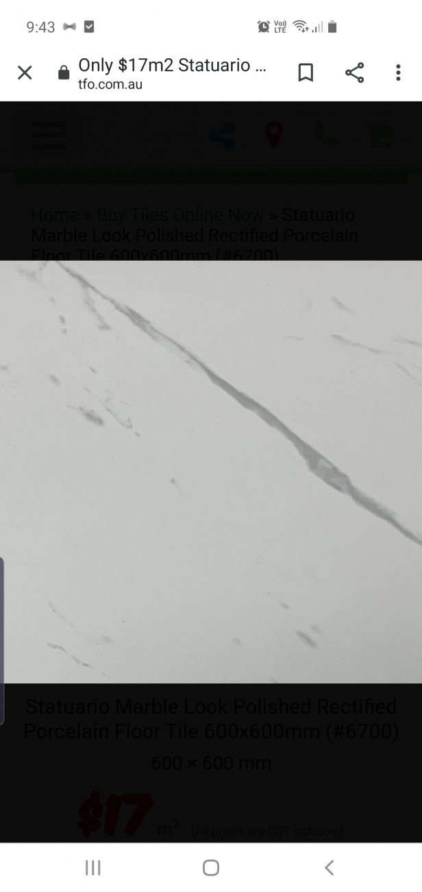 Marble tile