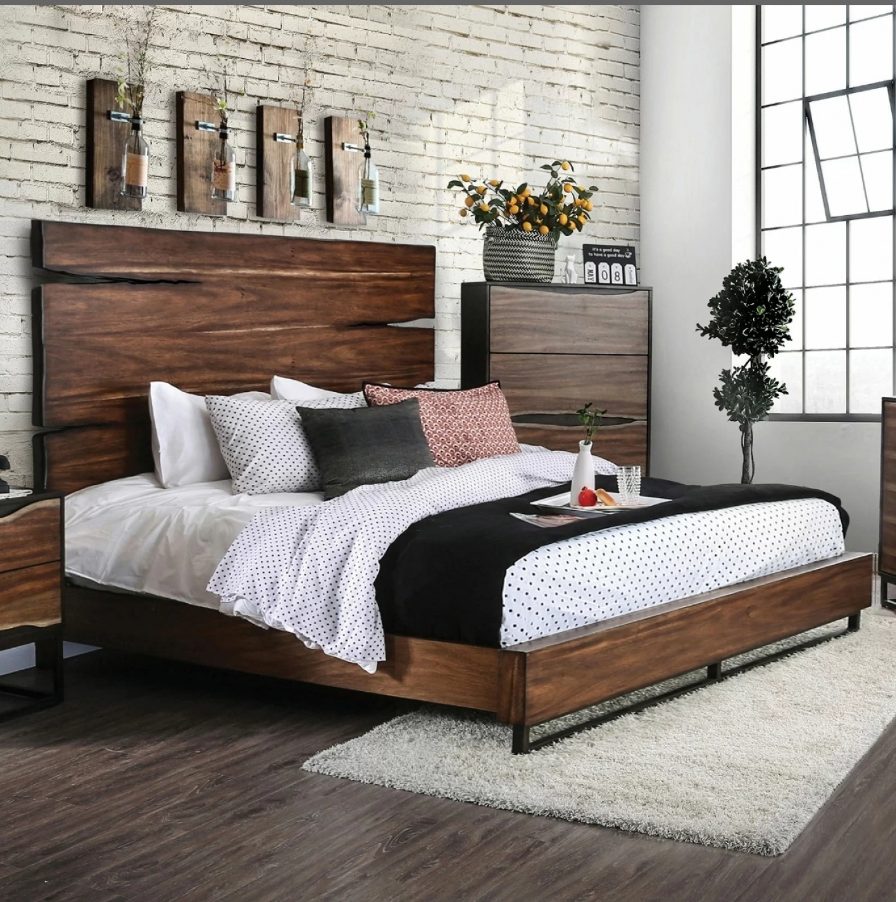 Master bedroom bed