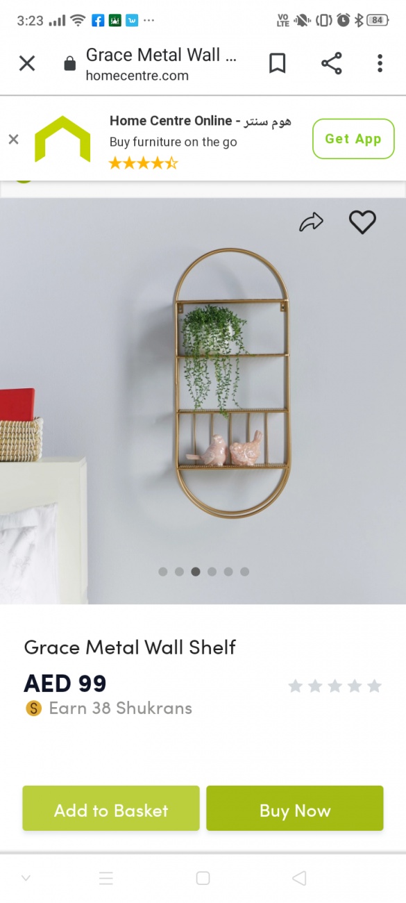 Metal shelving