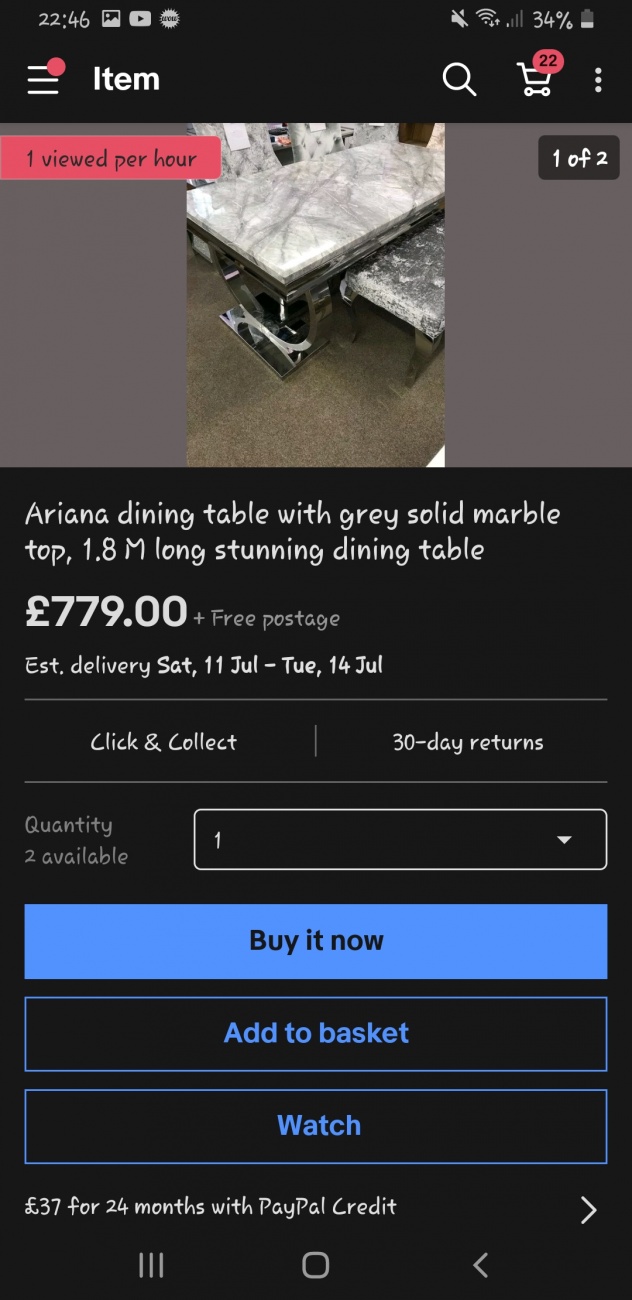 Mirror table