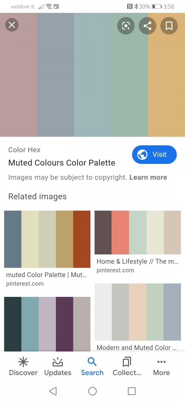 Muted tones