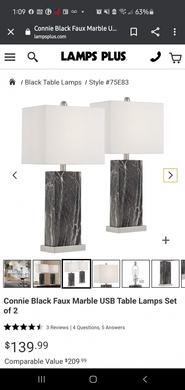 Nightstand lamps - option 1