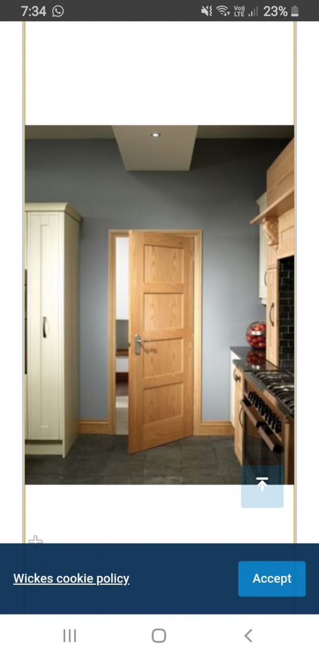 Oak door