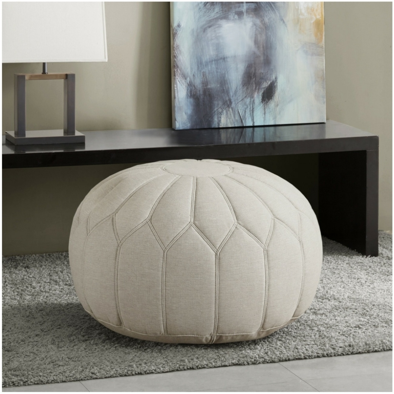 Ottoman x2 to sit opposite armchairs 