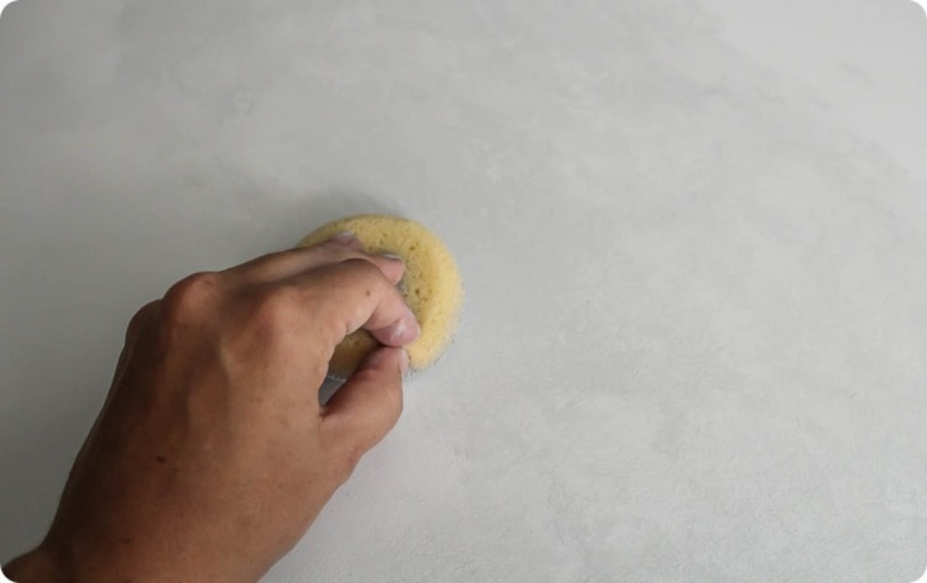 Painted white countertops