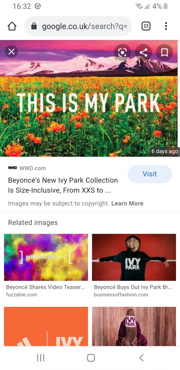 Park green and orange
