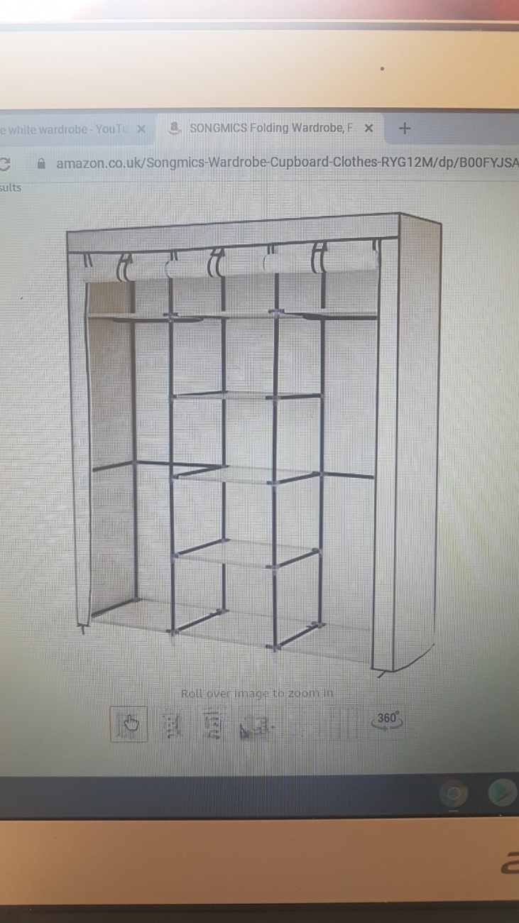 Portable wardrobe 