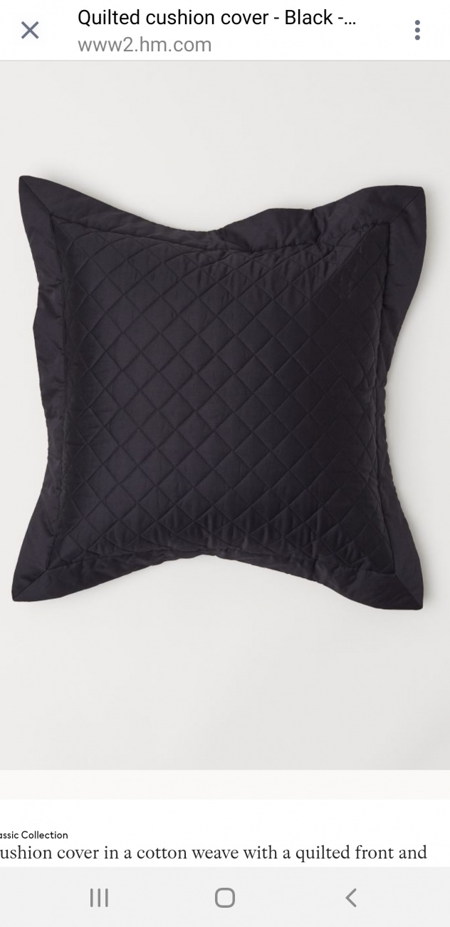 Quilted cushion