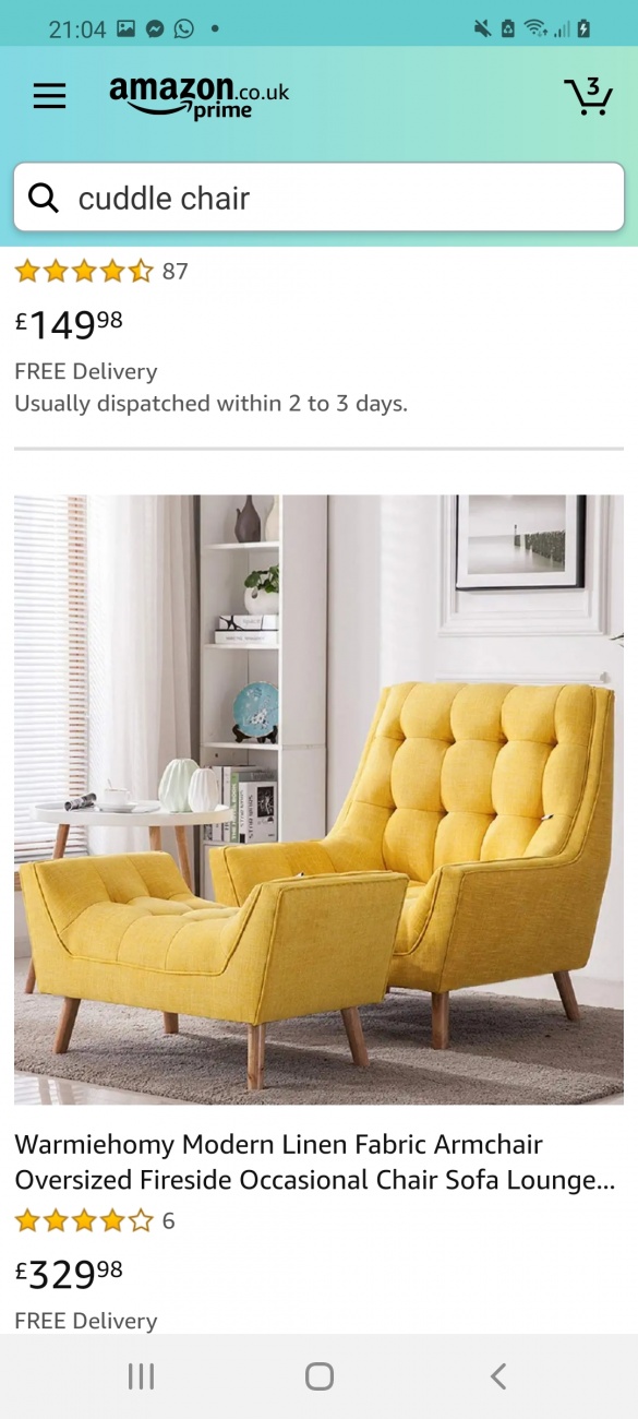 Reading chair