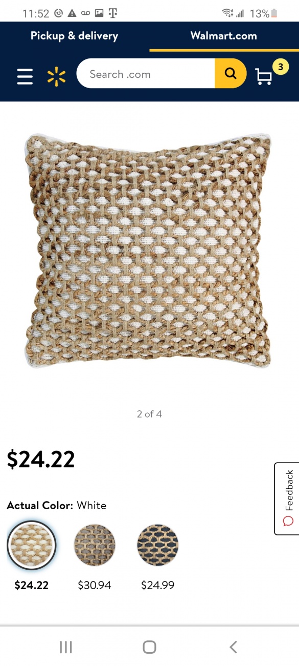 Rocker back pillow 