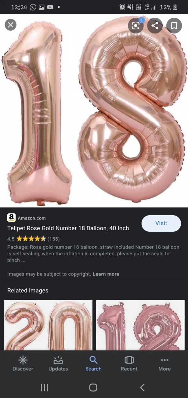 Rose gold balloons