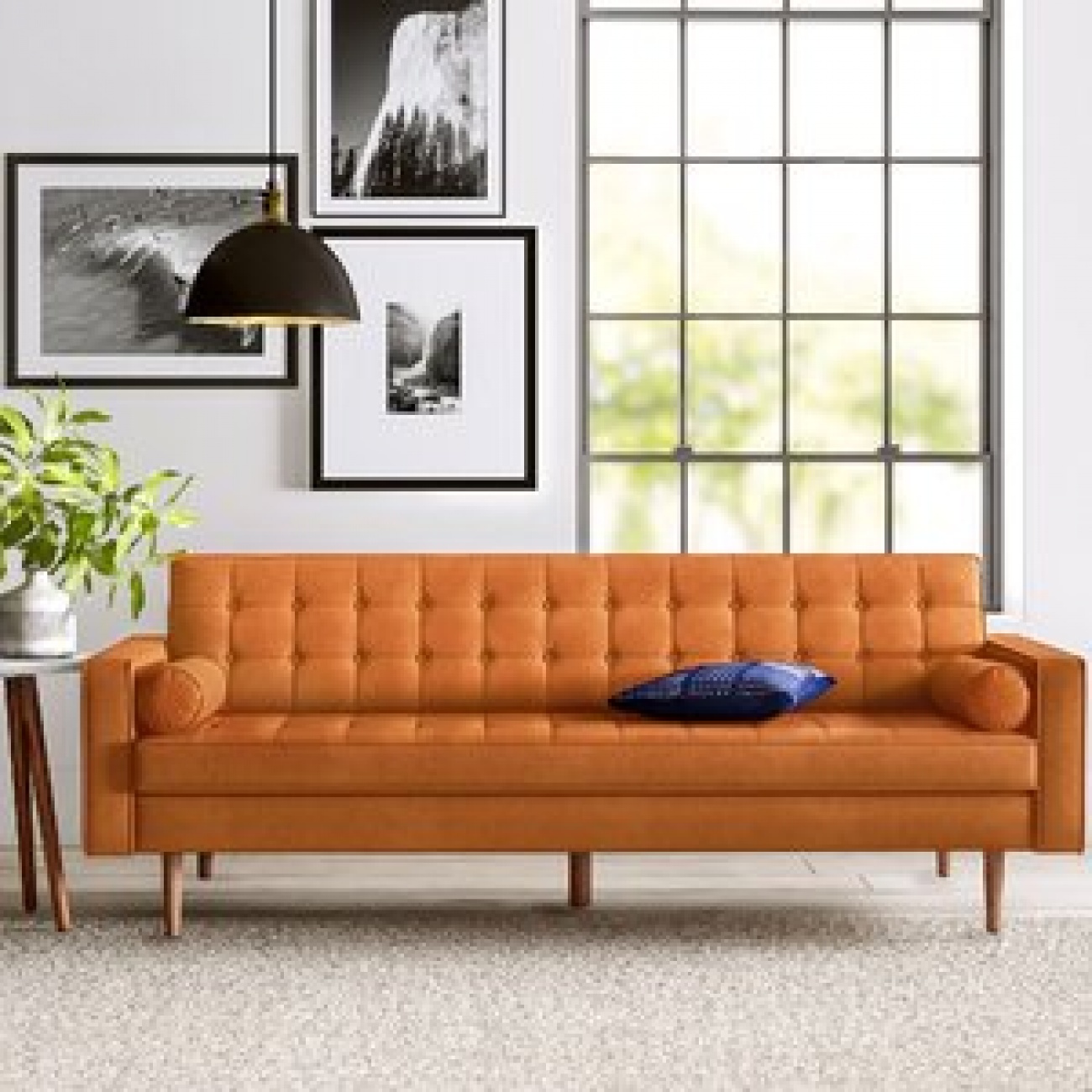 Savannah orange sofa