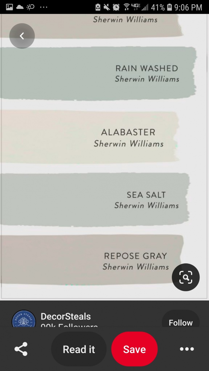 Sea salt or repose gray
