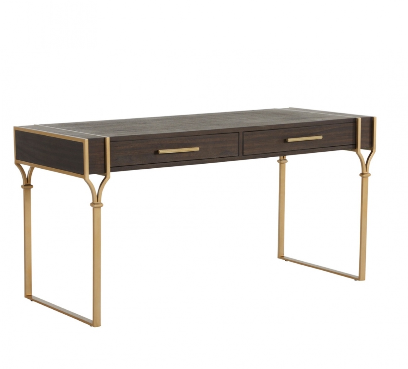 Shagreen and gold desk