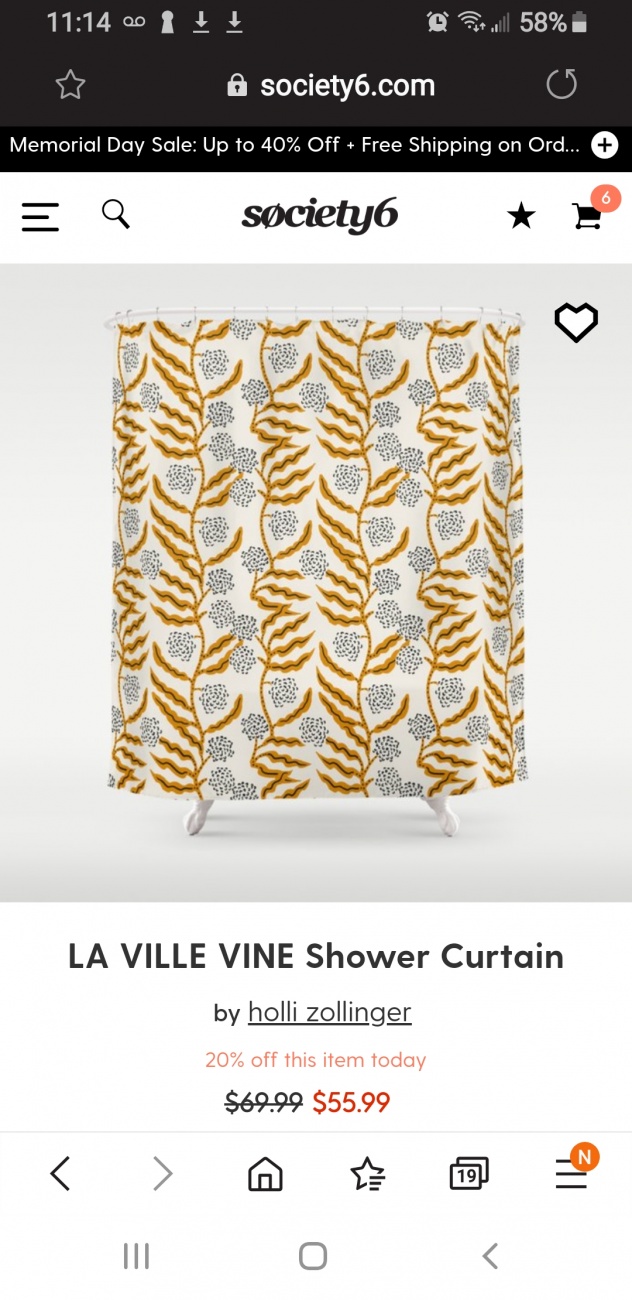 Shower curtain