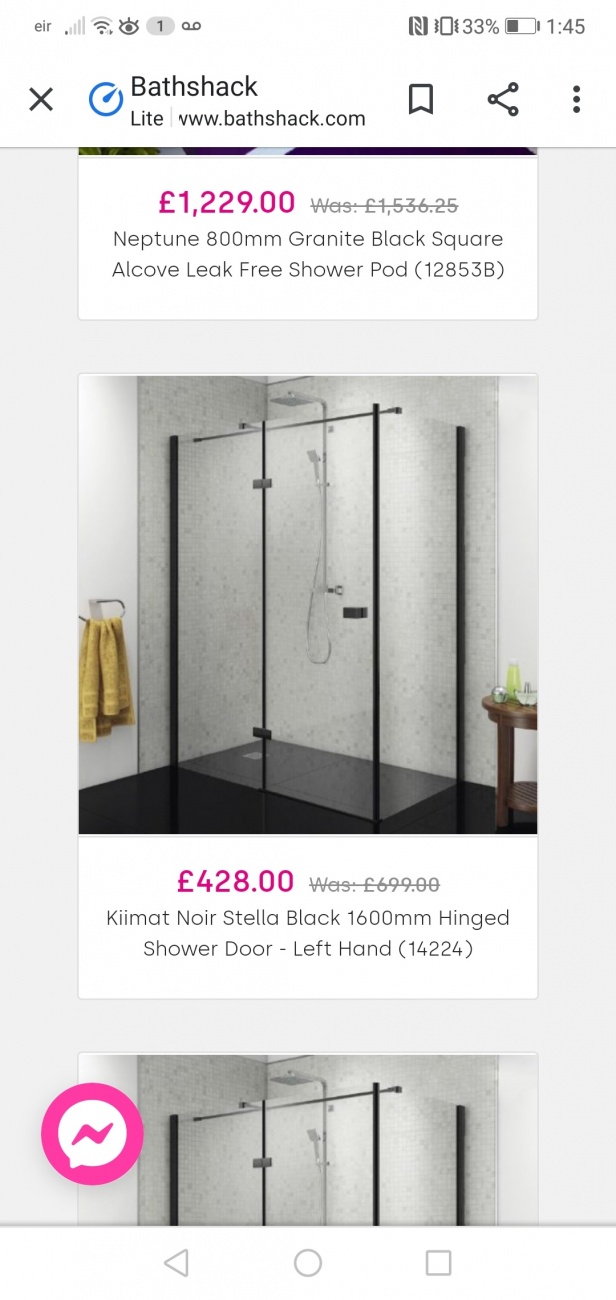Shower door