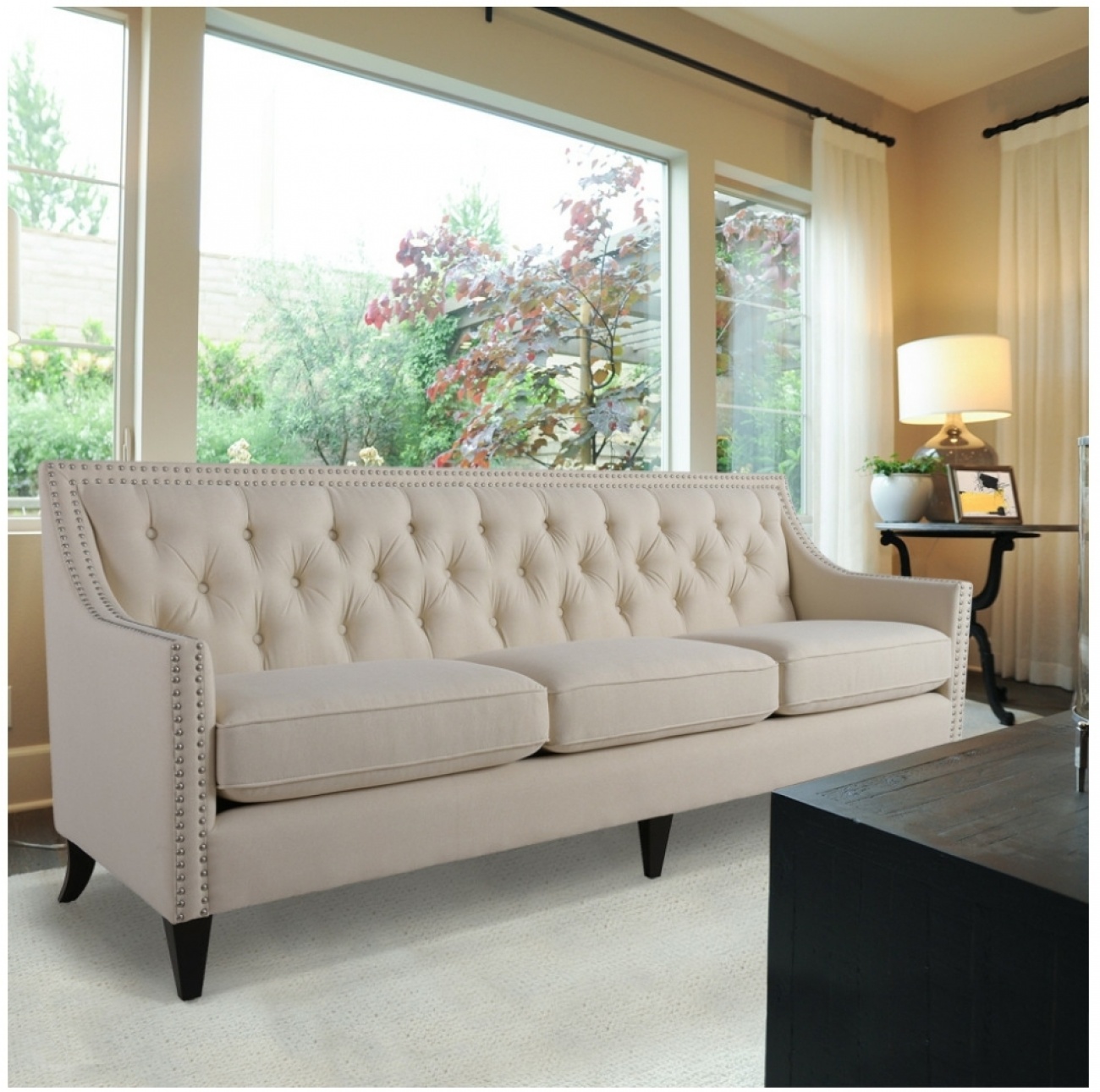 Sofa 1 different seating cushions but...