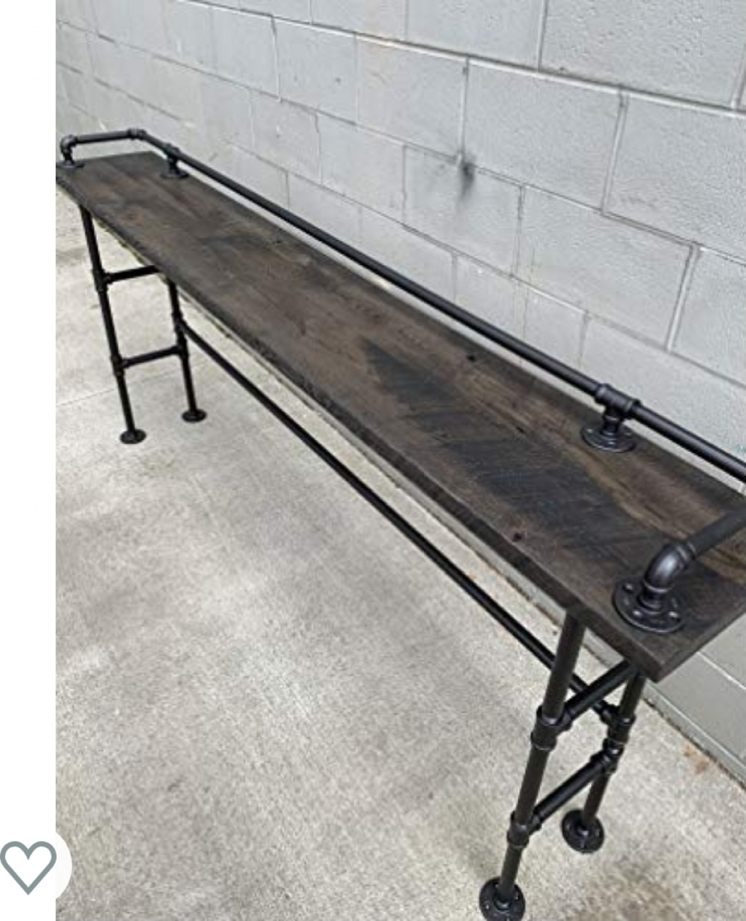 Sofa Bar Table Reclaimed Barnwood