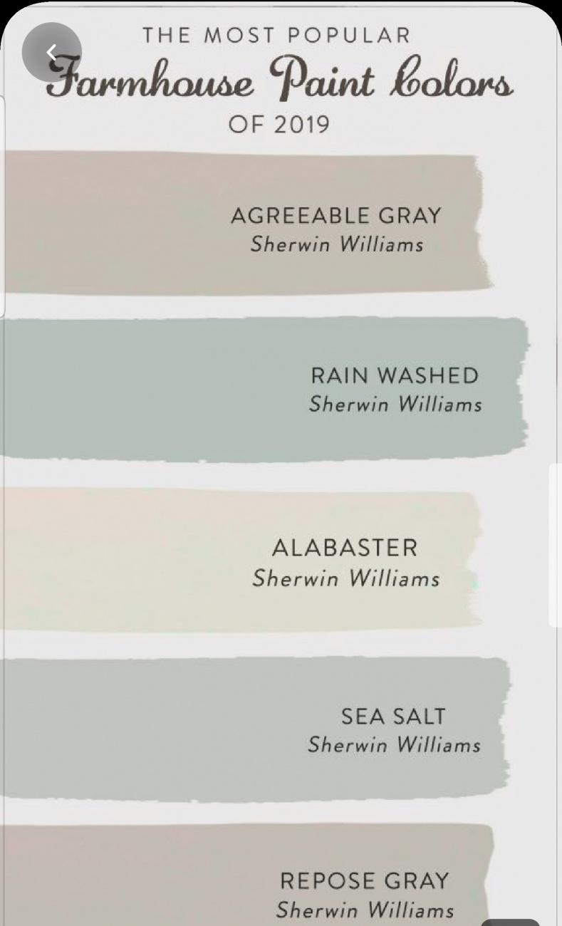 Soft neutral color palate