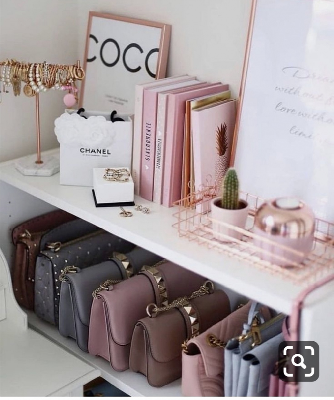 Space for all designer bags