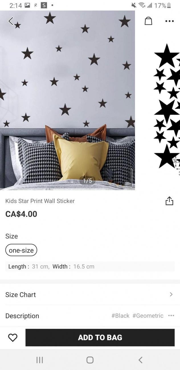 Space wall stickers 