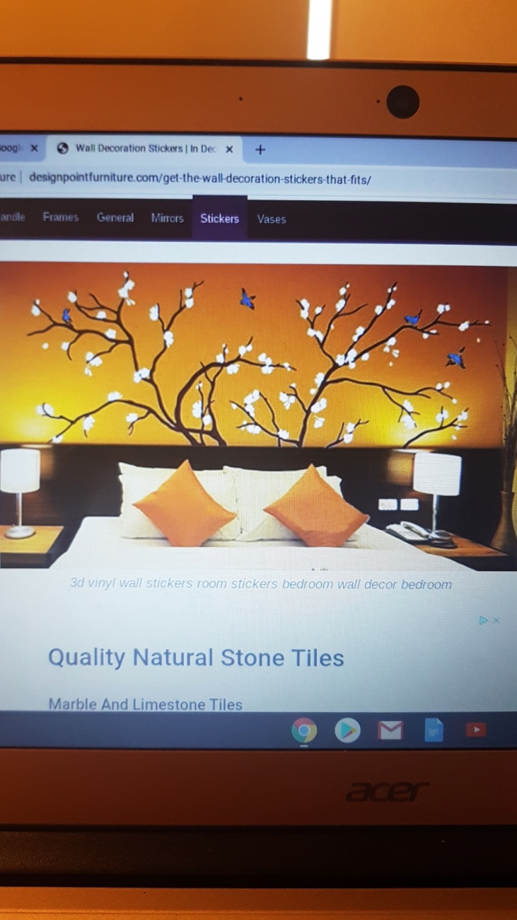 Sticker wall art 