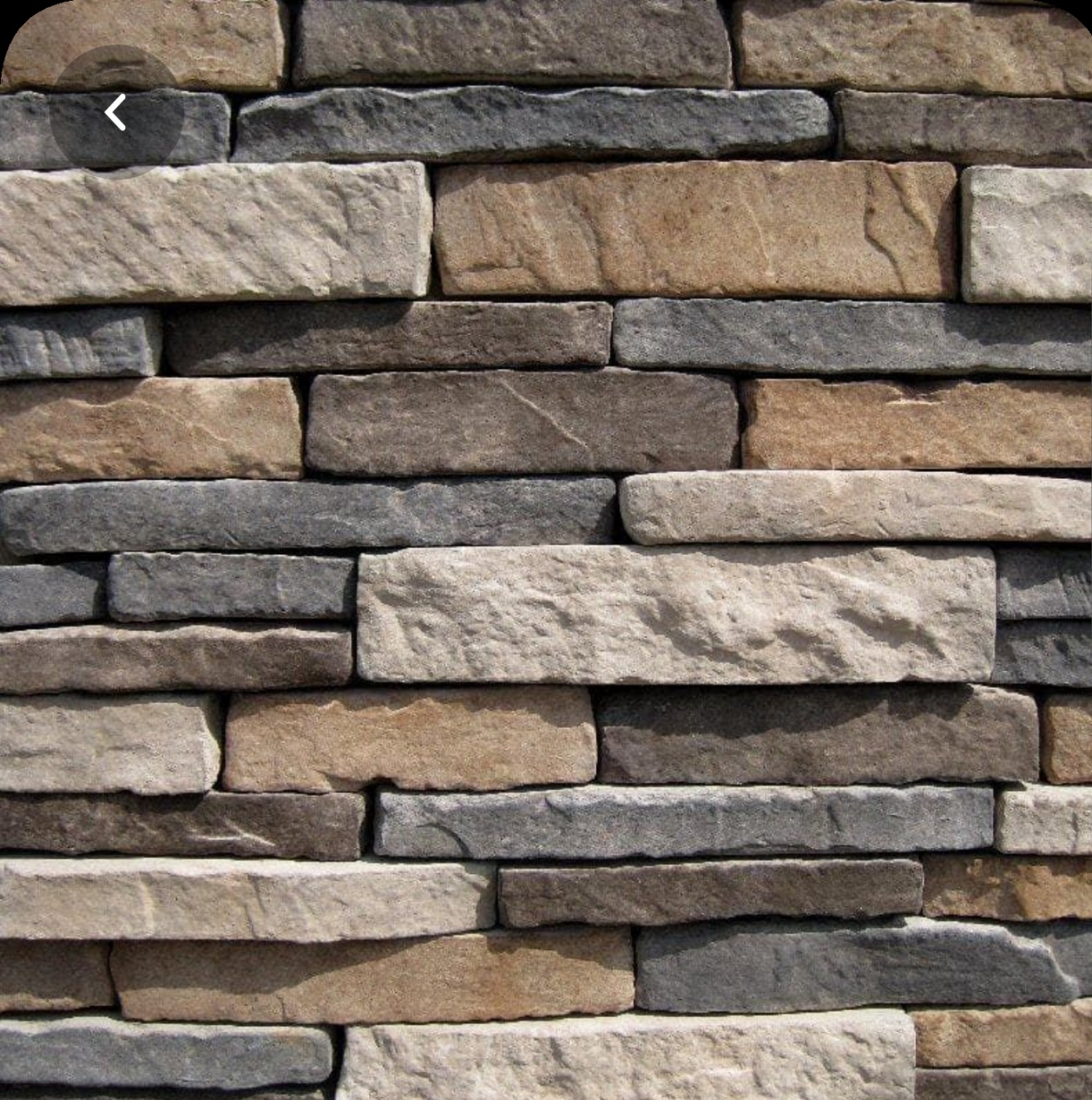 Stone fireplace