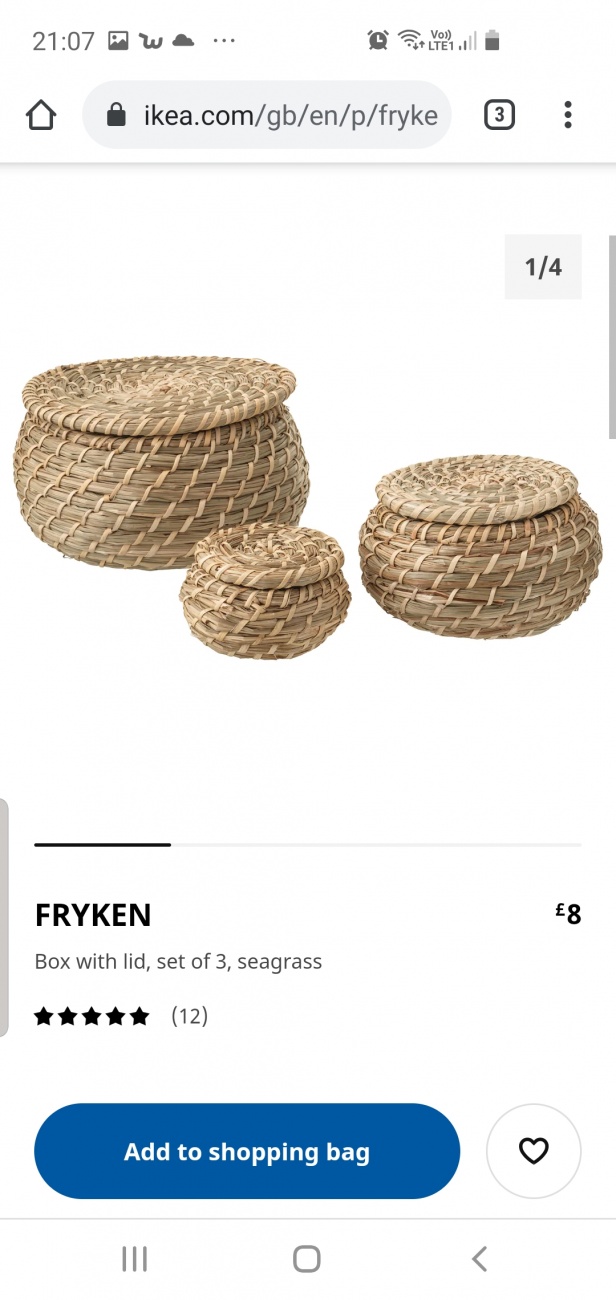 Storage baskets