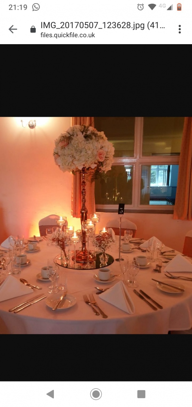 Tall centerpiece