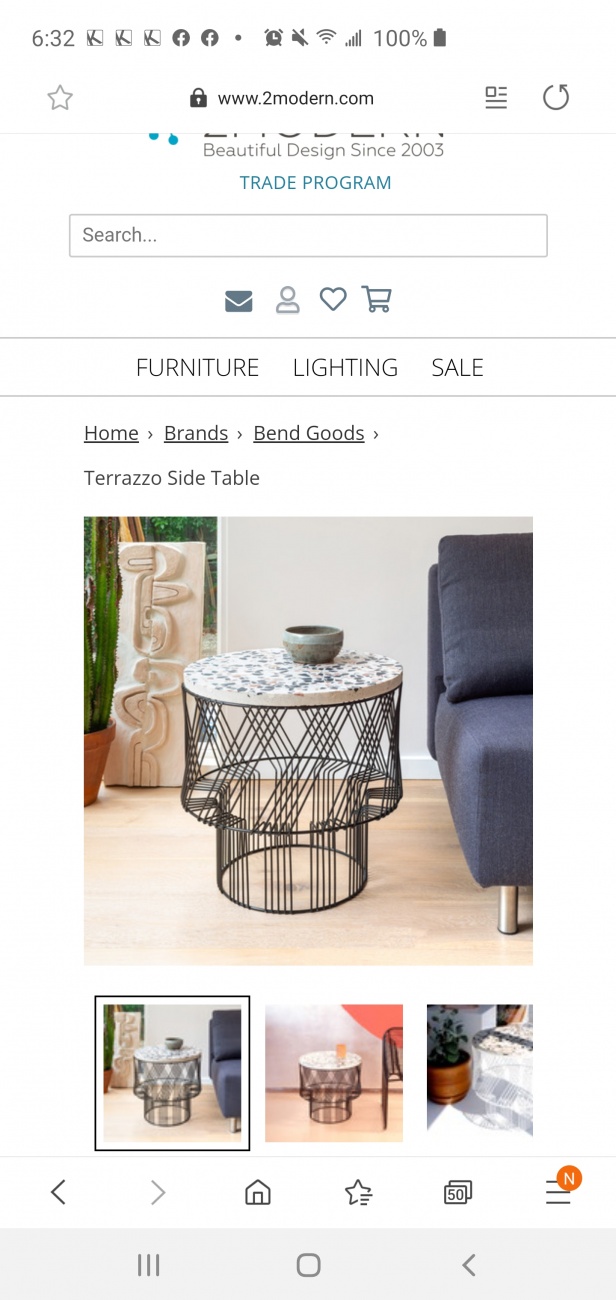 Terrazzo table 
