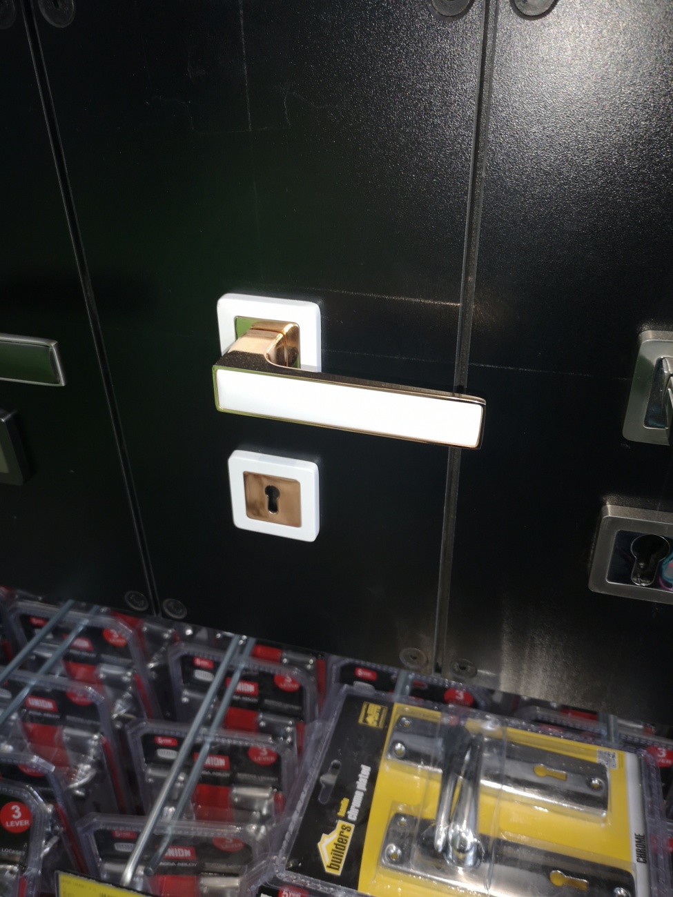 Update door handles or change for black 