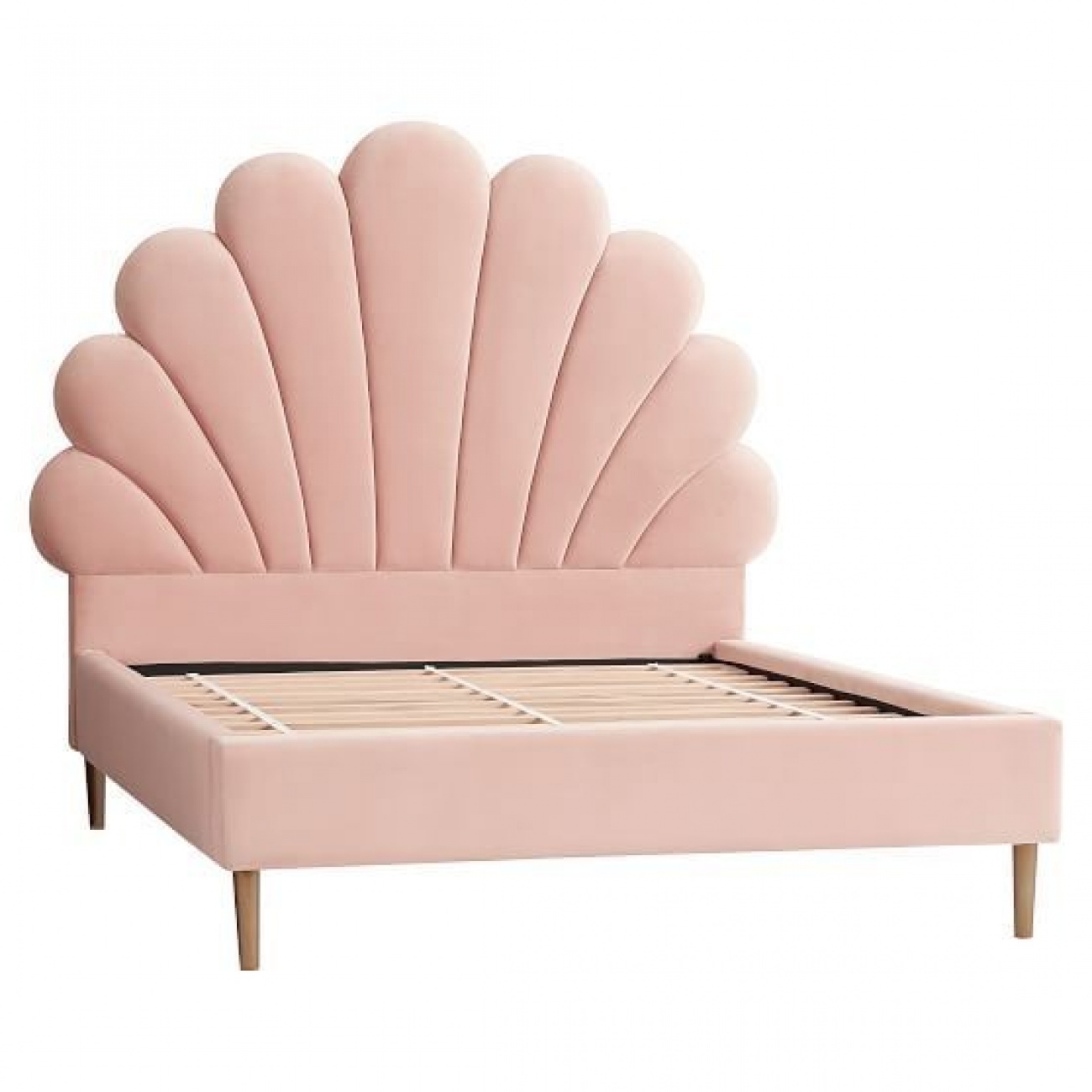 Velvet Shell Bed