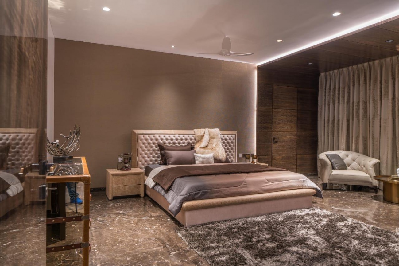 Very much contemporary but warm .