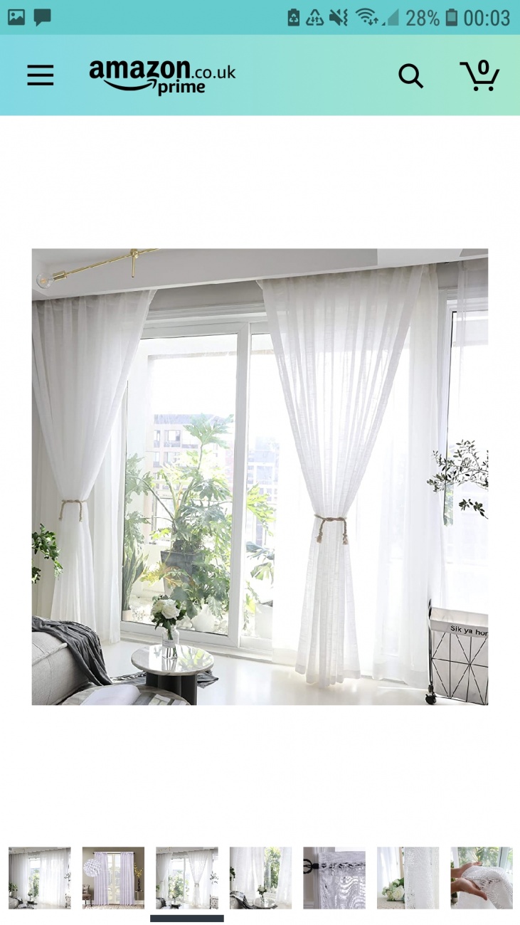Voiles with red curtains