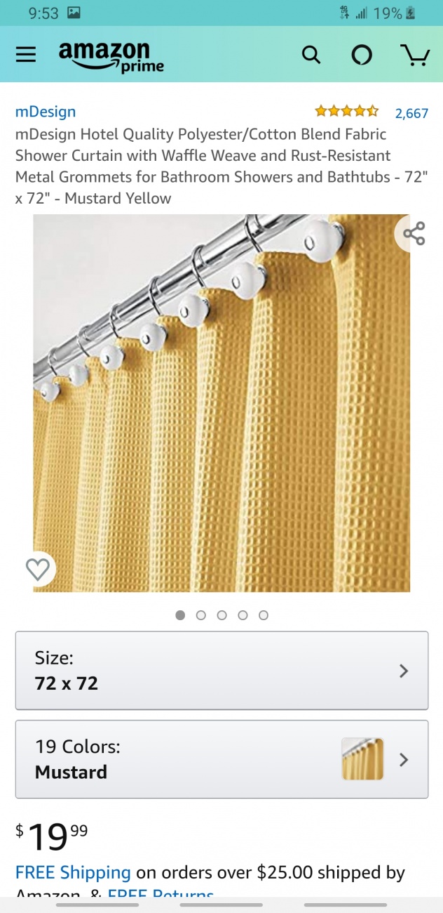 Waffle curtain