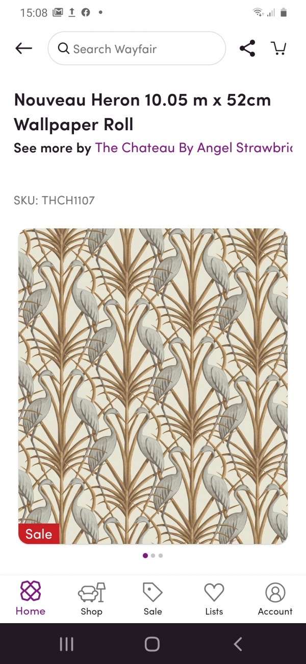 Wallpaper (opposite walls?)