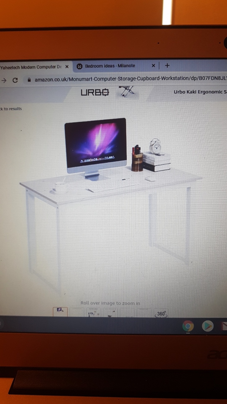 White small desk 