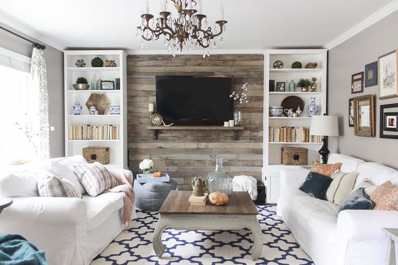Wooden acent wall