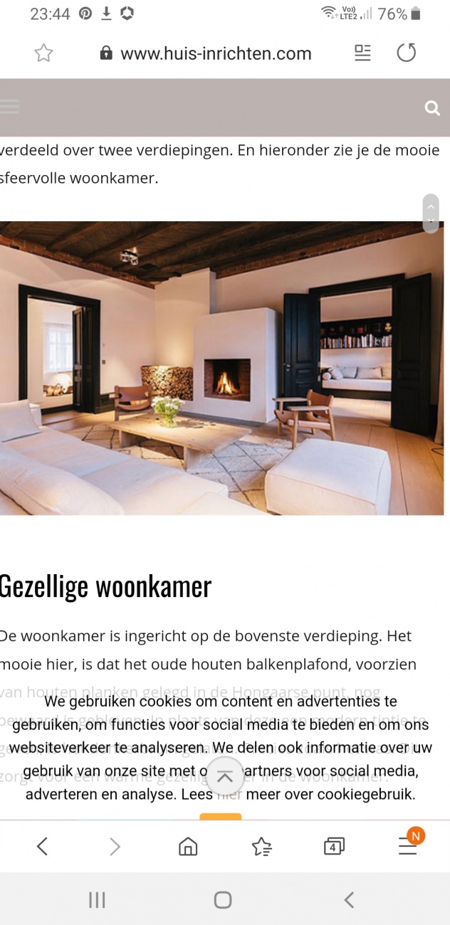 Woonkamer idee
