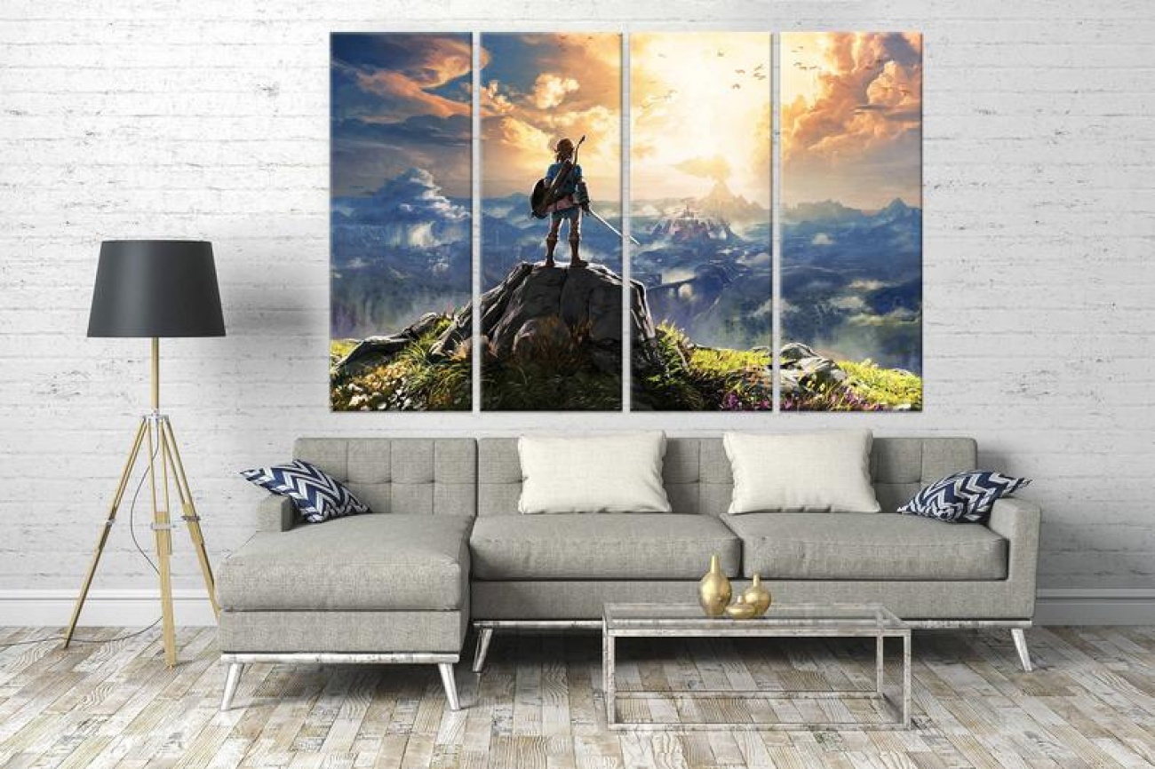 Zelda wall art gren
